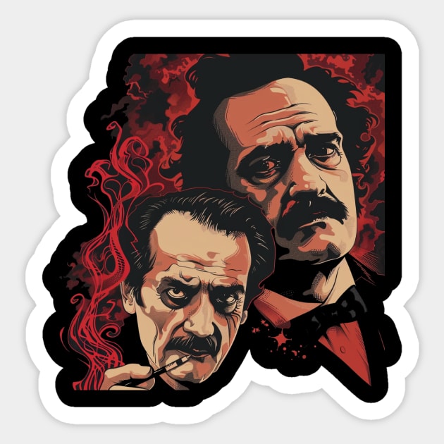 kings of horror Sticker by horrorshirt
